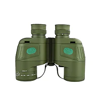 Бинокль Waterproof army 10×50 с компасом и дальномерной сеткой. Олива