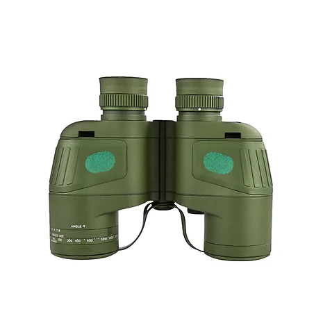 Бінокль Waterproof army 10×50 з компасом та далекомірною сіткою. Олива