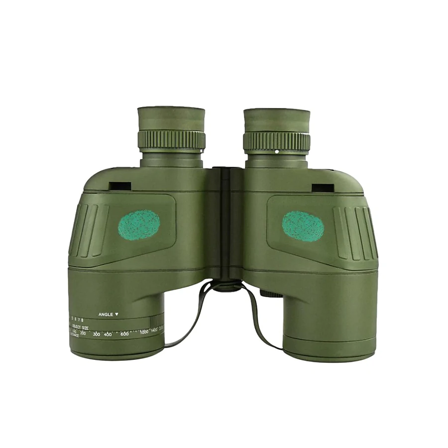 Бінокль Waterproof army 10×50 з компасом та далекомірною сіткою. Олива