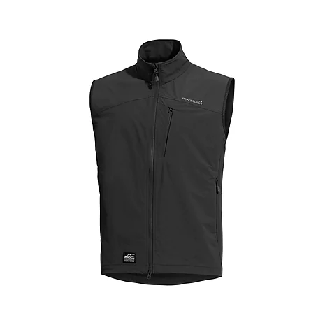 Тактичний жилет Pentagon Elite Softshell. Чорний