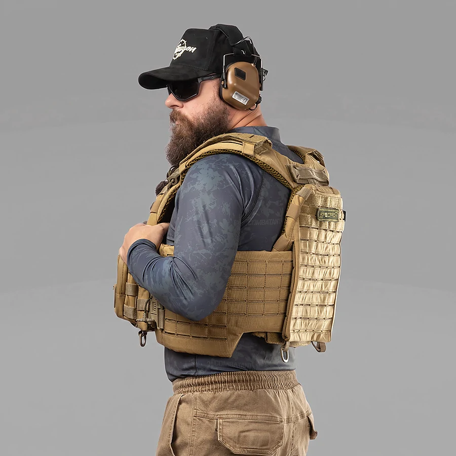 Чоловічий тактичний рашгард Combatant ASSAULT PRO LS Pattern. Графіт
