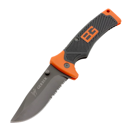 Ніж складний із серейторним лезом Gerber U5. Чорний