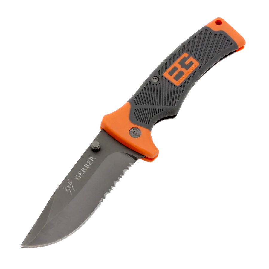 Нож складной c серейтером Gerber U5. Черный