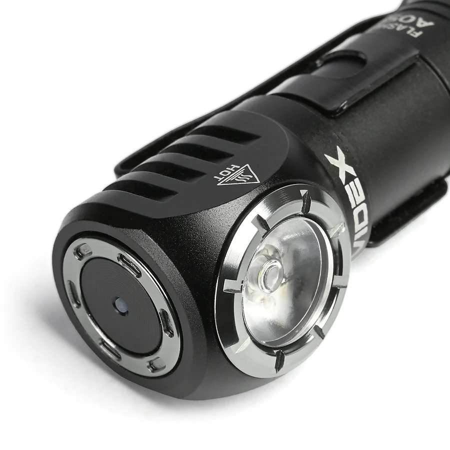 Портативный светодиодный фонарь VIDEX VLF-A056H 200Lm 5000K. Черный