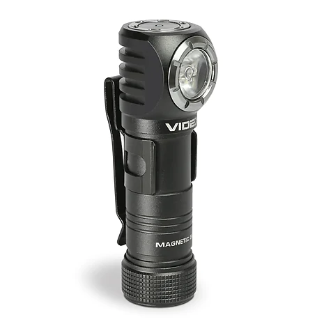 Портативний світлодіодний ліхтар VIDEX VLF-A056H 200Lm 5000K. Чорний