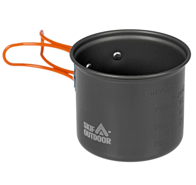 Кемпінговий набір для приготування їжі Skif Outdoor Fuzz Pot II. Чорний