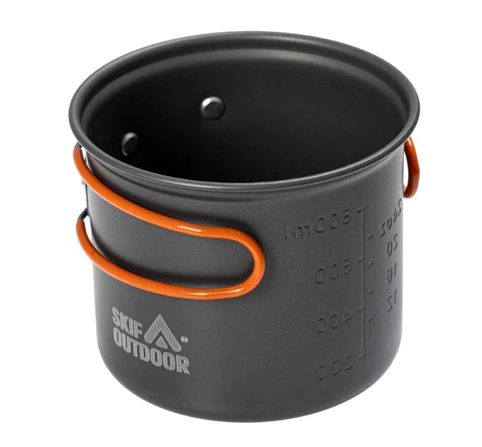 Кемпінговий набір для приготування їжі Skif Outdoor Fuzz Pot II. Чорний