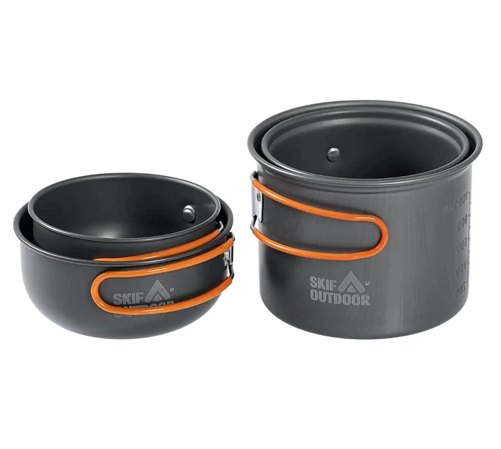 Кемпінговий набір для приготування їжі Skif Outdoor Fuzz Pot II. Чорний