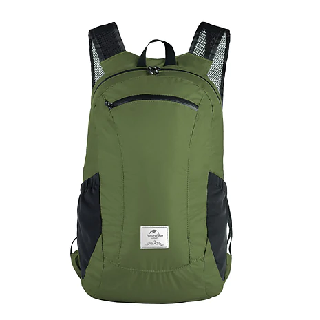 Рюкзак компактний надлегкий Naturehike Ultralight NH17A012-B, 18л. Олива