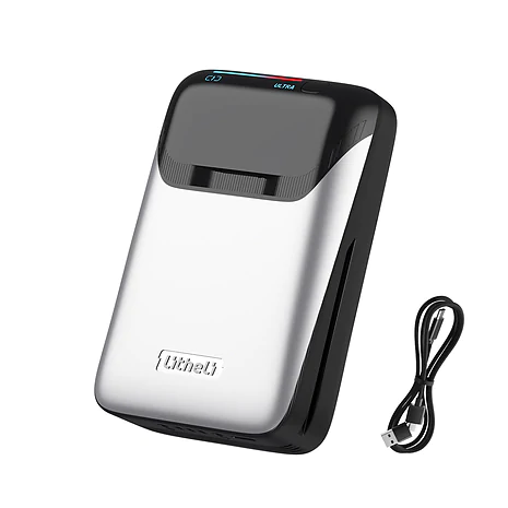 УМБ Litheli Power Bank 20000 mAh, 45 W, 4А, Fast Charge, Bluetooth. Білий