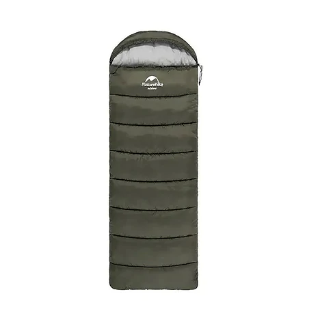 Спальник с капюшоном левый (-3°C) Naturehike U350S NH20MSD07. Олива
