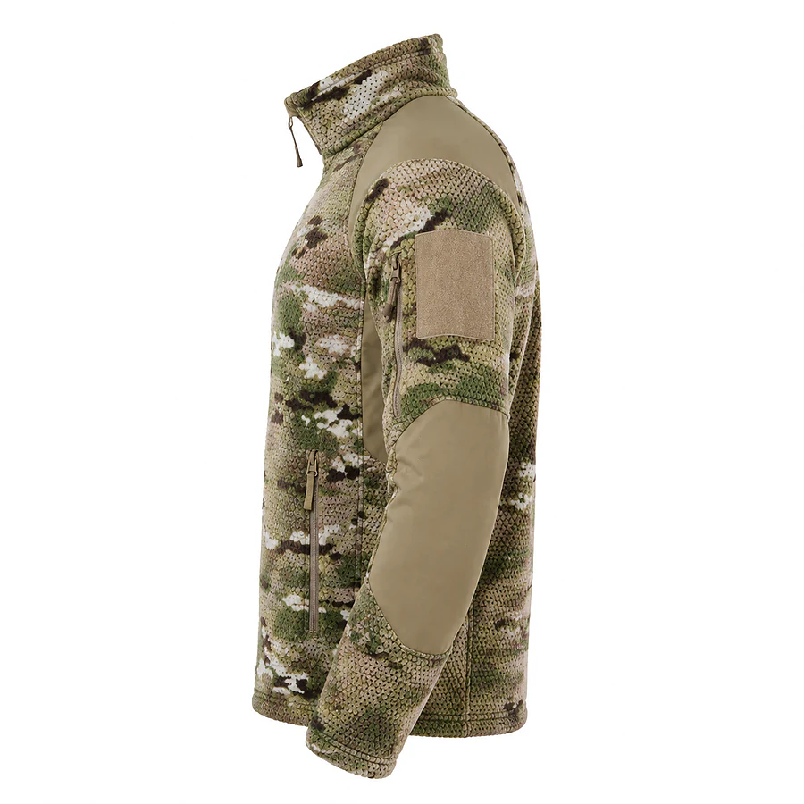 Кофта тактическая флисовая Han-Wild Grid Fleece. Мультикам