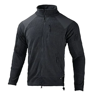 Кофта тактична флісова Han-Wild Grid Fleece. Чорний