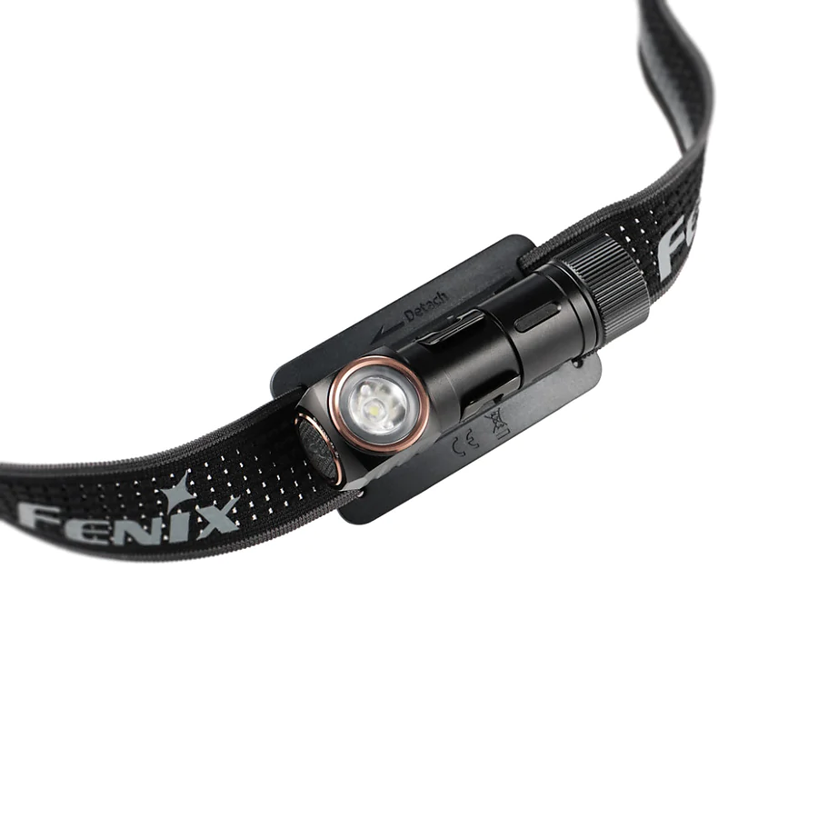 Ліхтар налобний тактичний з червоним світлом Fenix Scout HM23 V2.0. Чорний