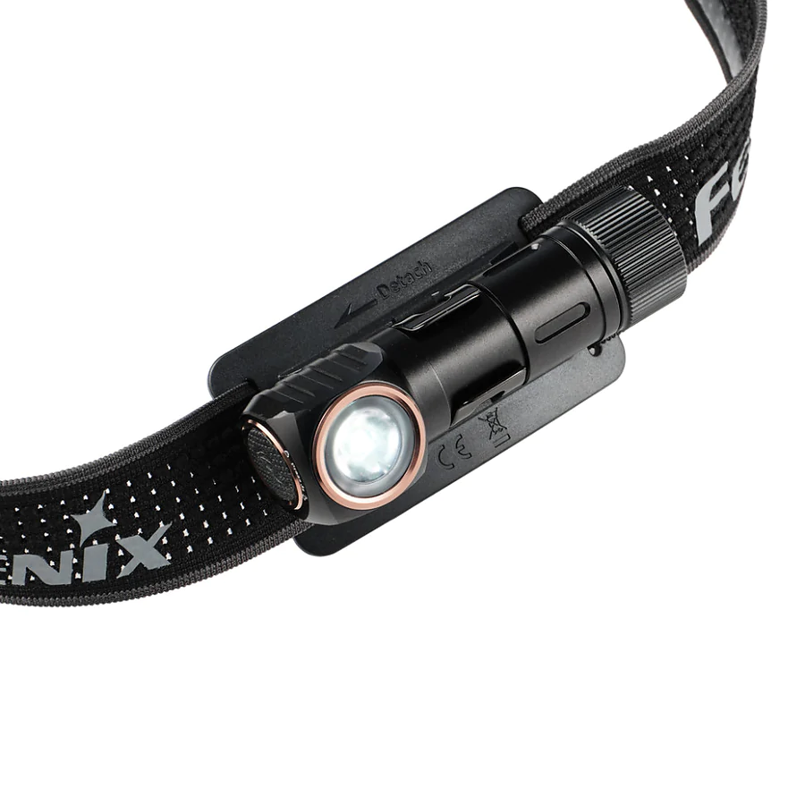 Ліхтар налобний тактичний з червоним світлом Fenix Scout HM23 V2.0. Чорний