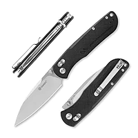 Нож складной туристический Ganzo G771 8.8 см D2 / G10. Черный