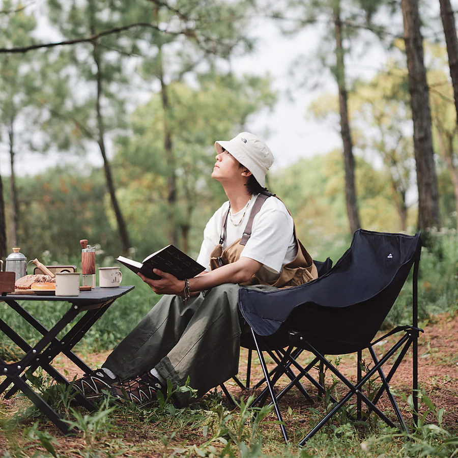 Розкладний стілець Naturehike Stellaluna T01 CNH23JU13002 L. Чорний