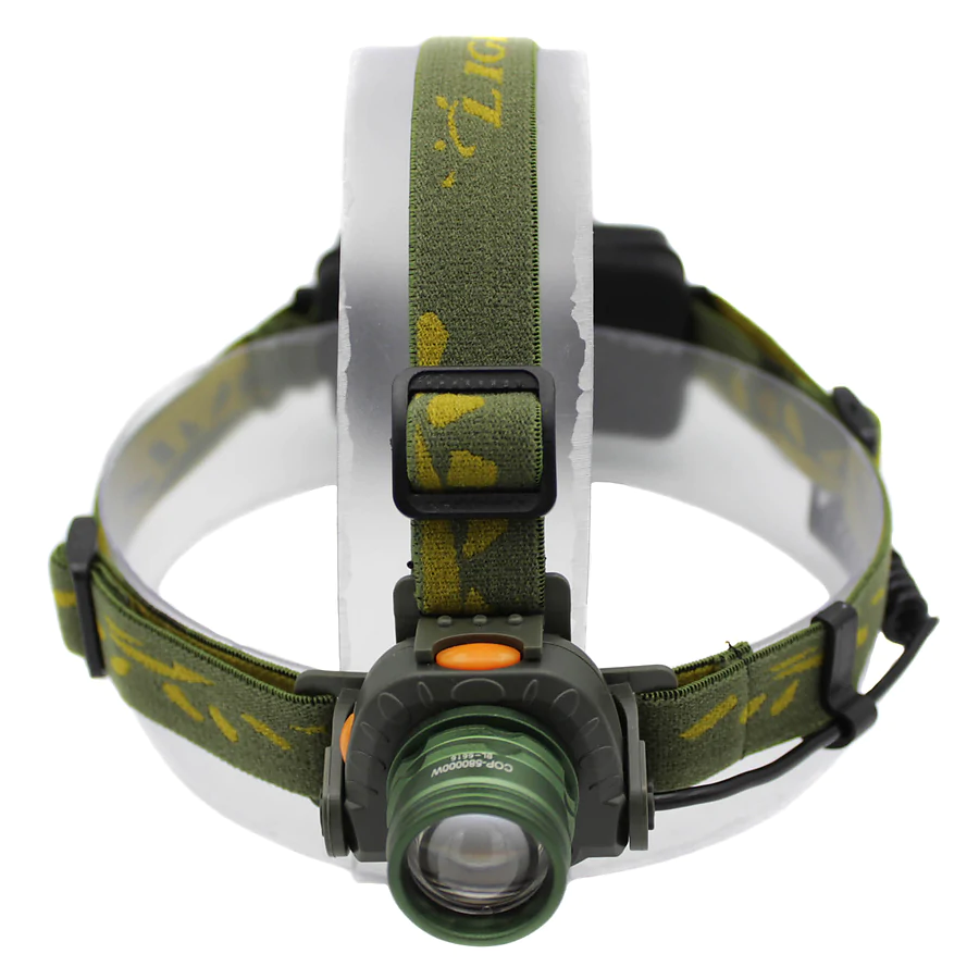 Ліхтар налобний Bailong BL-6616-1505. Олива