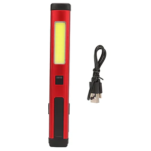 Ліхтар ручний акумуляторний YD2303 з функцією Power Bank. Червоний