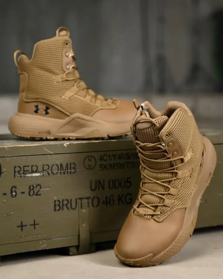 Черевики тактичні осінні Under Armour. Койот