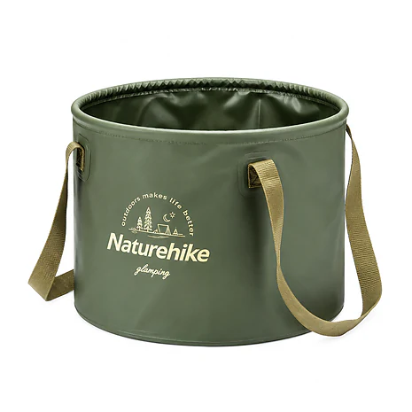 Відро складане для води з ПВХ Naturehike NH20SJ040 10 л. Олива