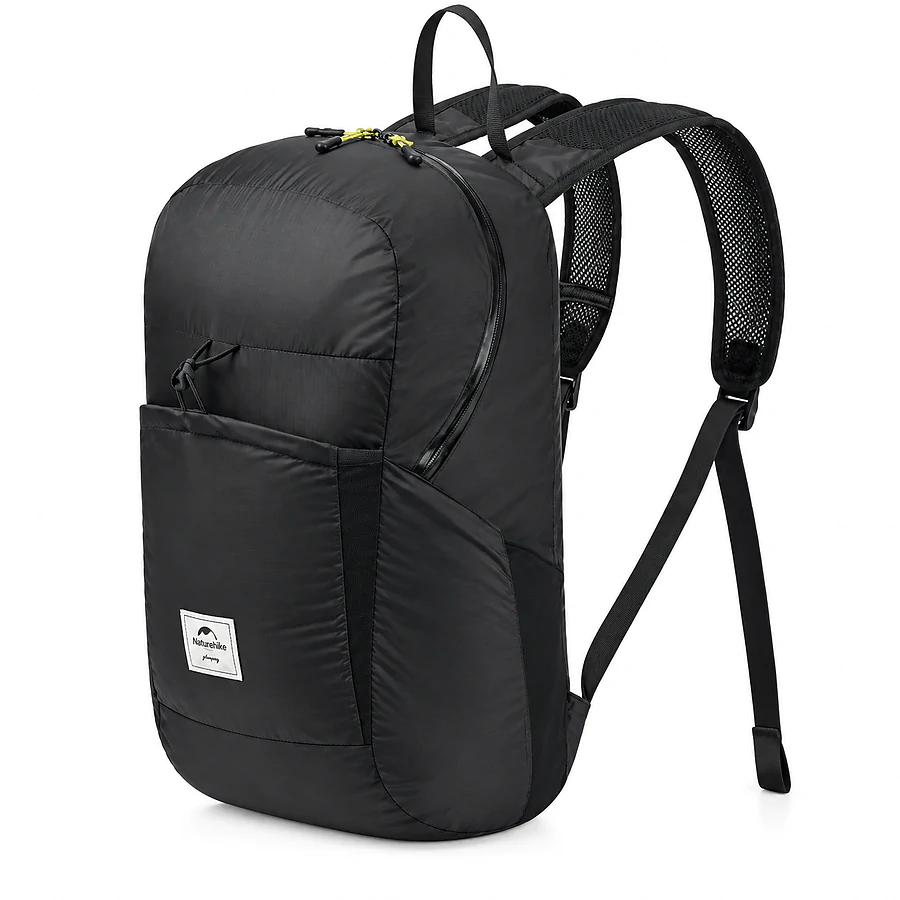 Рюкзак компактный Naturehike Ultralight NH17A017-B 22 л. Черный