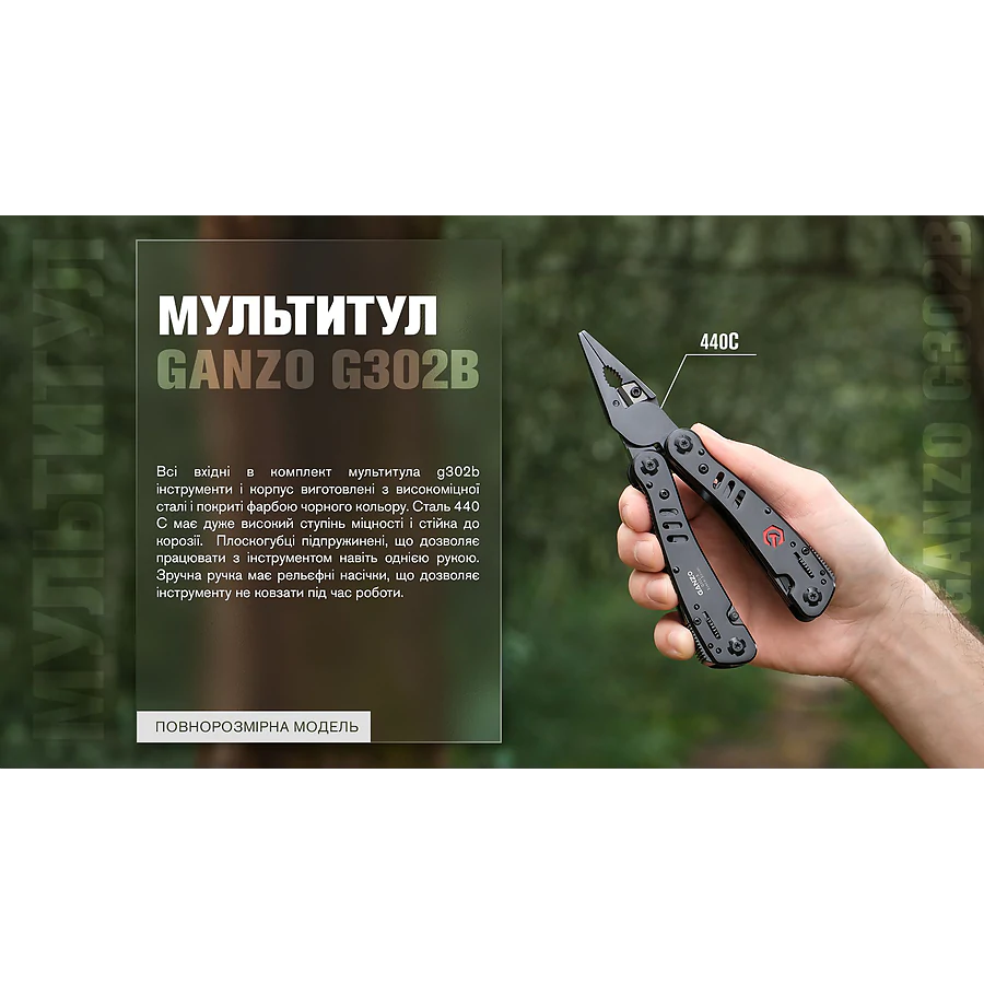 Мультитул Multi Tool Ganzo G302-В