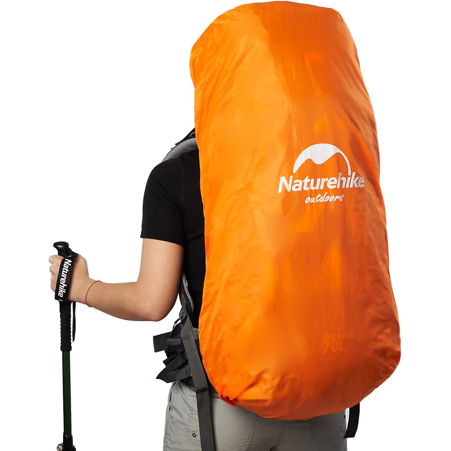 Рюкзак туристичний Naturehike NH70B070-B, 70л+5л, чорно-сірий