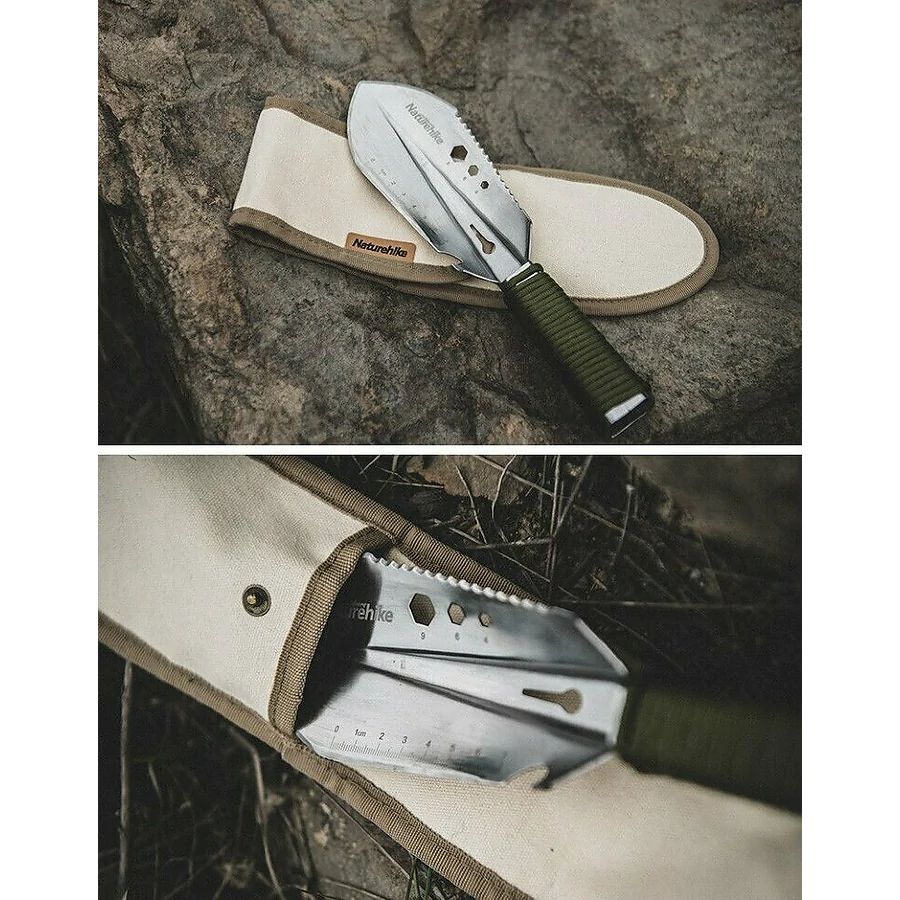 Лопата многофункциональная из нержавеющей стали и паракордом Naturehike NH20GJ001