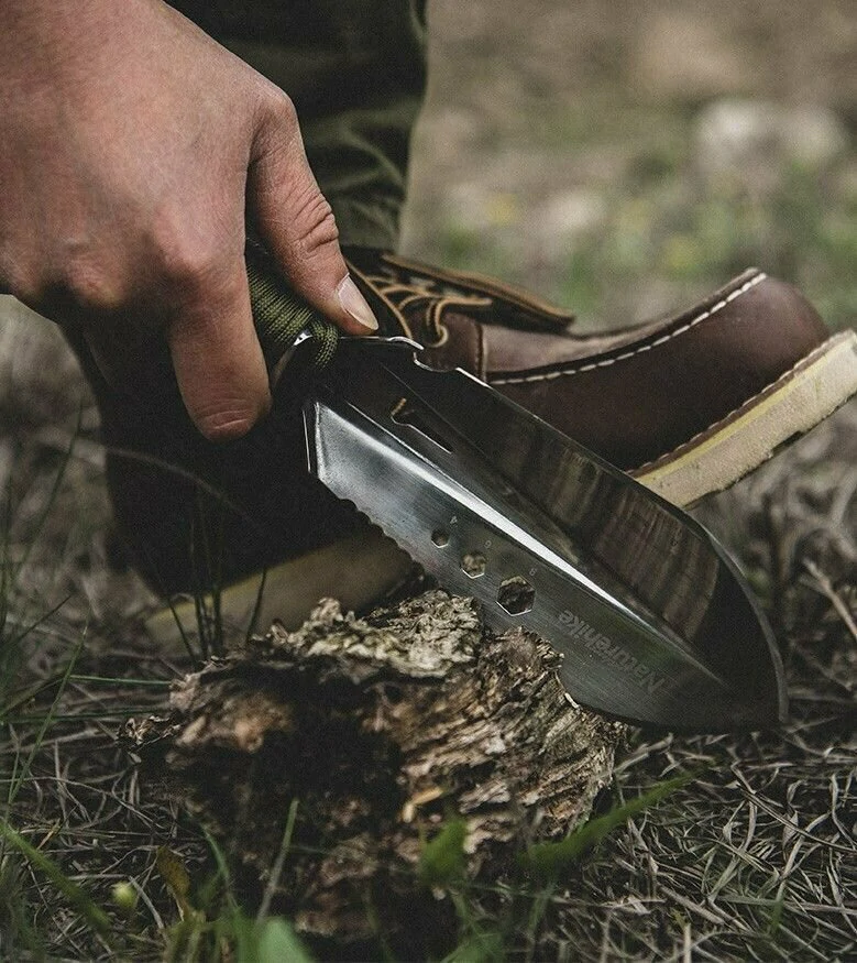 Лопата многофункциональная из нержавеющей стали и паракордом Naturehike NH20GJ001