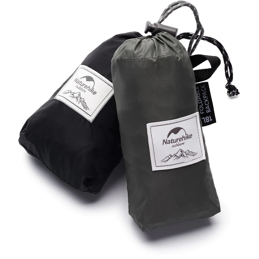 Рюкзак компактний надлегкий Naturehike Ultralight NH17A012-B, 18л, чорний