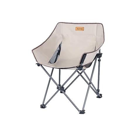 Крісло складане Naturehike NH20JJ022 600D Oxford Cotton / сталь. Бежевий