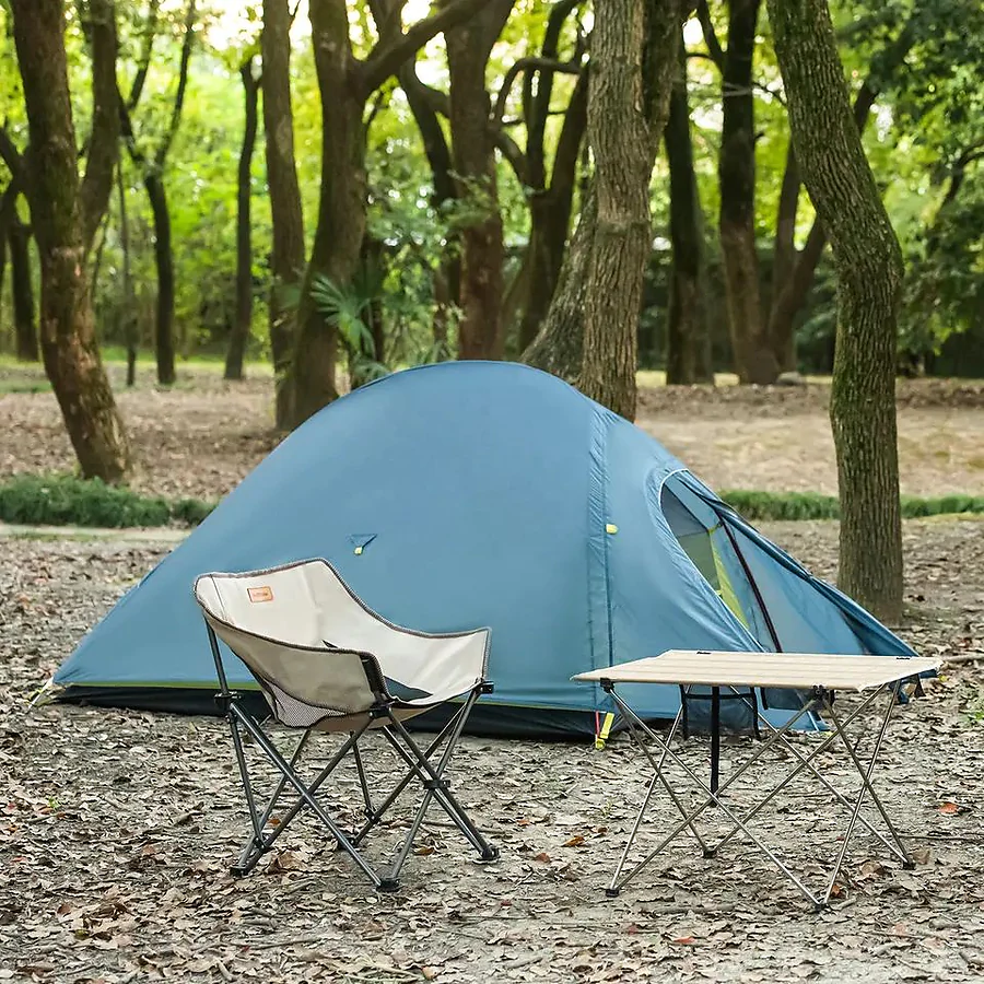Крісло складане Naturehike NH20JJ022 600D Oxford Cotton / сталь. Чорний