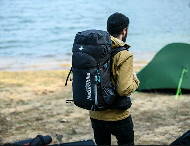 Рюкзак туристичний Naturehike NH18Y045-Q, 45л, чорний