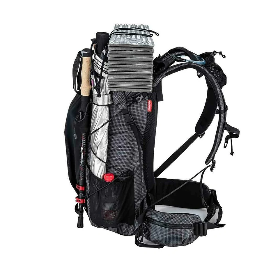 Рюкзак туристичний Naturehike Rock NH20BB113, 40+5л, чорний