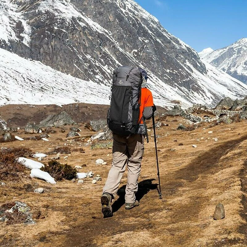 Рюкзак туристичний Naturehike Rock NH20BB113, 40+5л, чорний