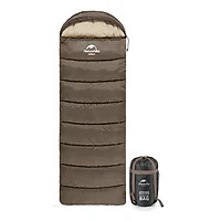 Спальник з капюшоном правий (1°C) Naturehike U350 NH20MSD07. Коричневий