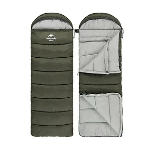 Спальник с капюшоном правый (1°C) Naturehike U350 NH20MSD07. Зеленый