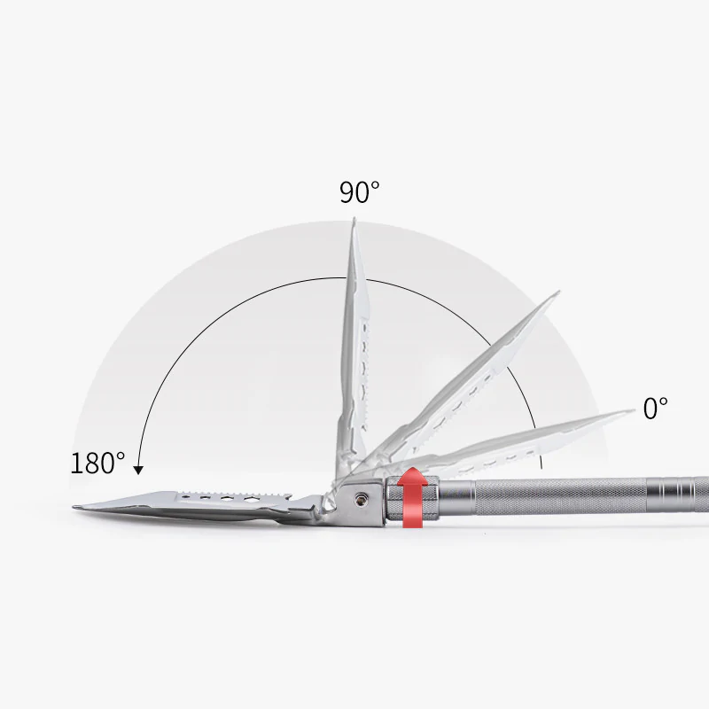 Лопата Naturehike Multifunctional outdoor shovel NH20GJ002. Серый