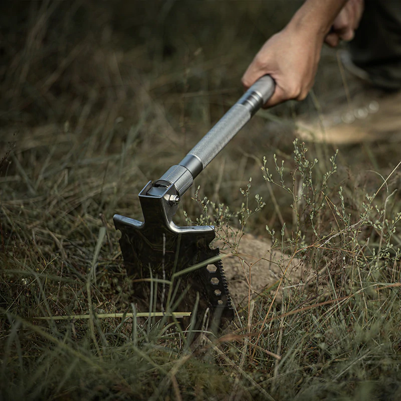 Лопата Naturehike Multifunctional outdoor shovel NH20GJ002. Серый