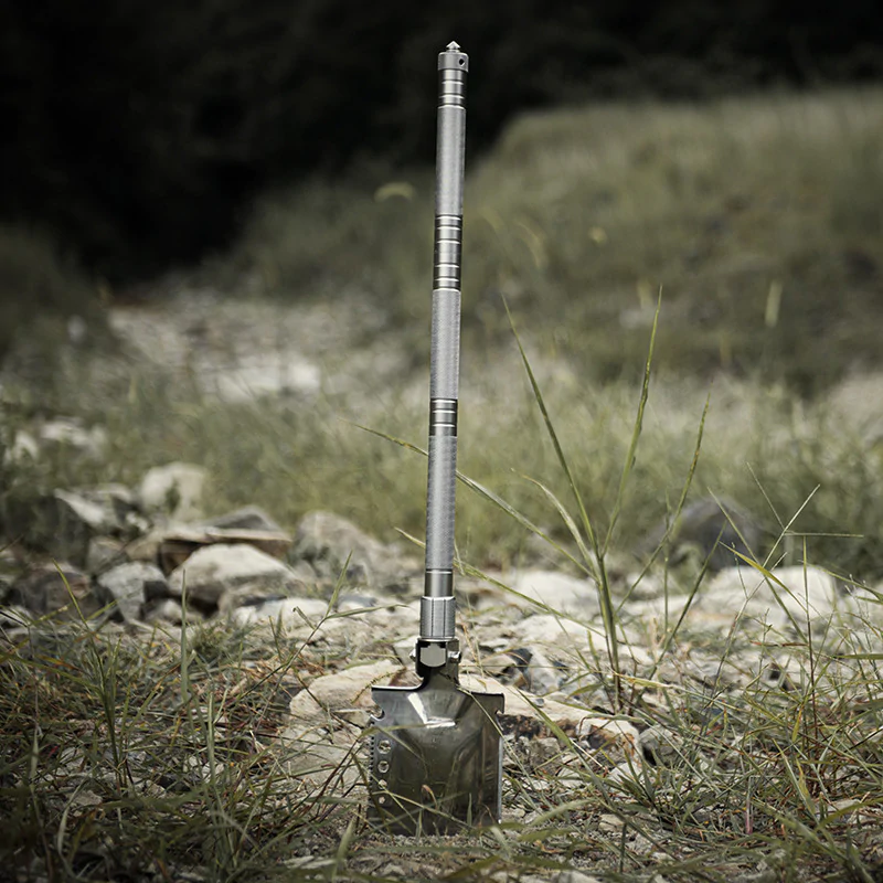 Лопата Naturehike Multifunctional outdoor shovel NH20GJ002. Серый