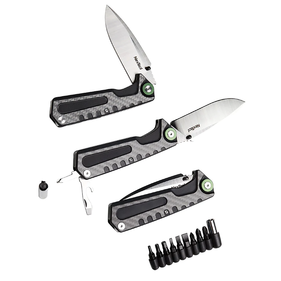 Багатофункціональний ніж Xiaomi NexTool 3 в 1 NE20021 Black (6945064210863)
