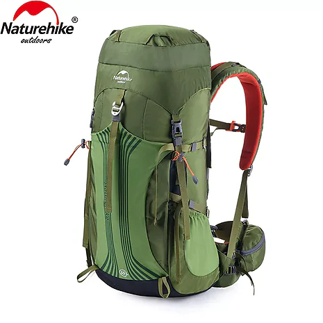 Рюкзак туристичний Naturehike NH16Y020-Q, 55л, зелений
