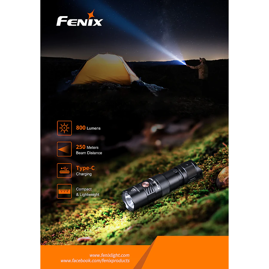 Фонарь ручной Fenix ​​PD25R