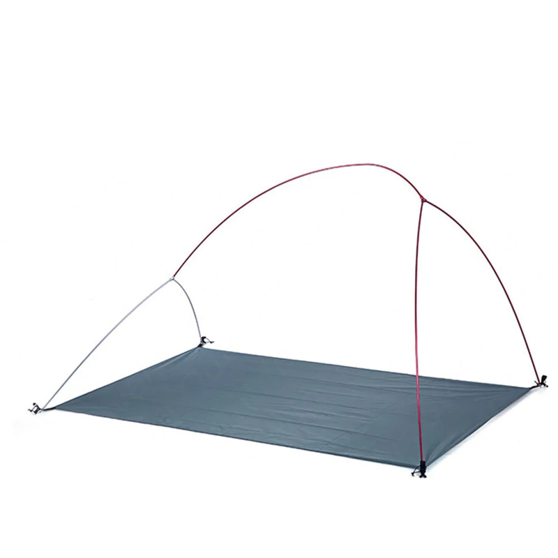 Палатка сверхлегкая двухместная с футпринтом Naturehike Сloud Up 2 Updated NH17T001-T 20D. Зеленый