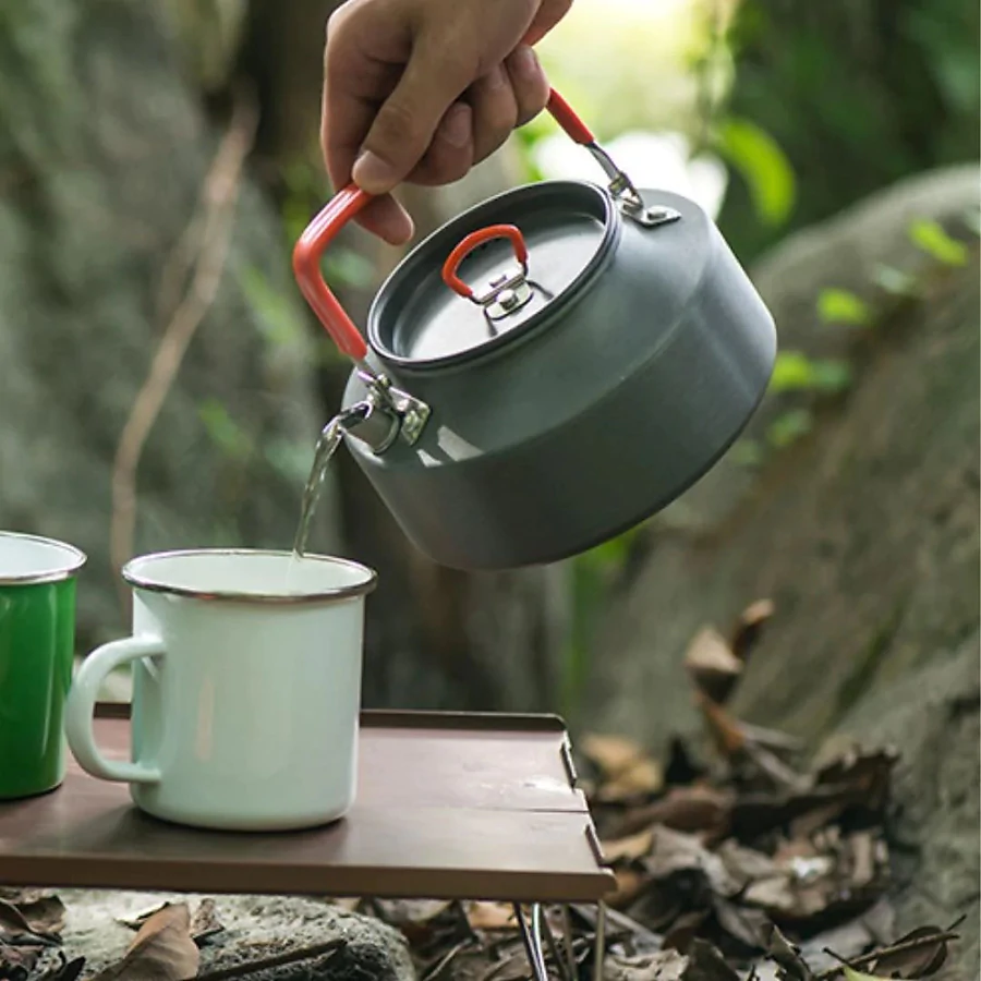 Чайник алюмінієвий Naturehike NH17C020-H 1,45 л. Сірий