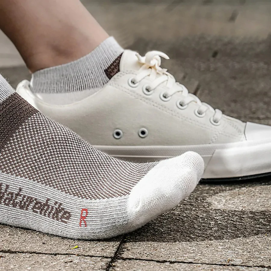 Носки быстро высыхающие Naturehike NH21FS013, 3 пары (бежевые, коричневые, черные), размер М