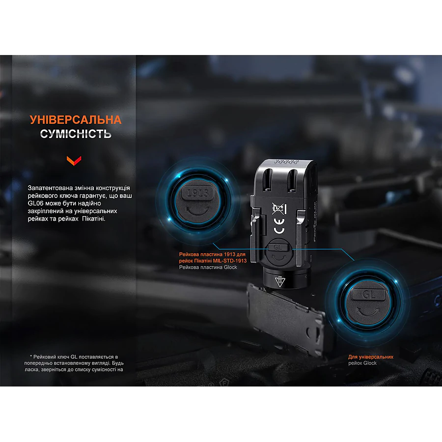 Фонарь для пистолета Fenix GL06-365