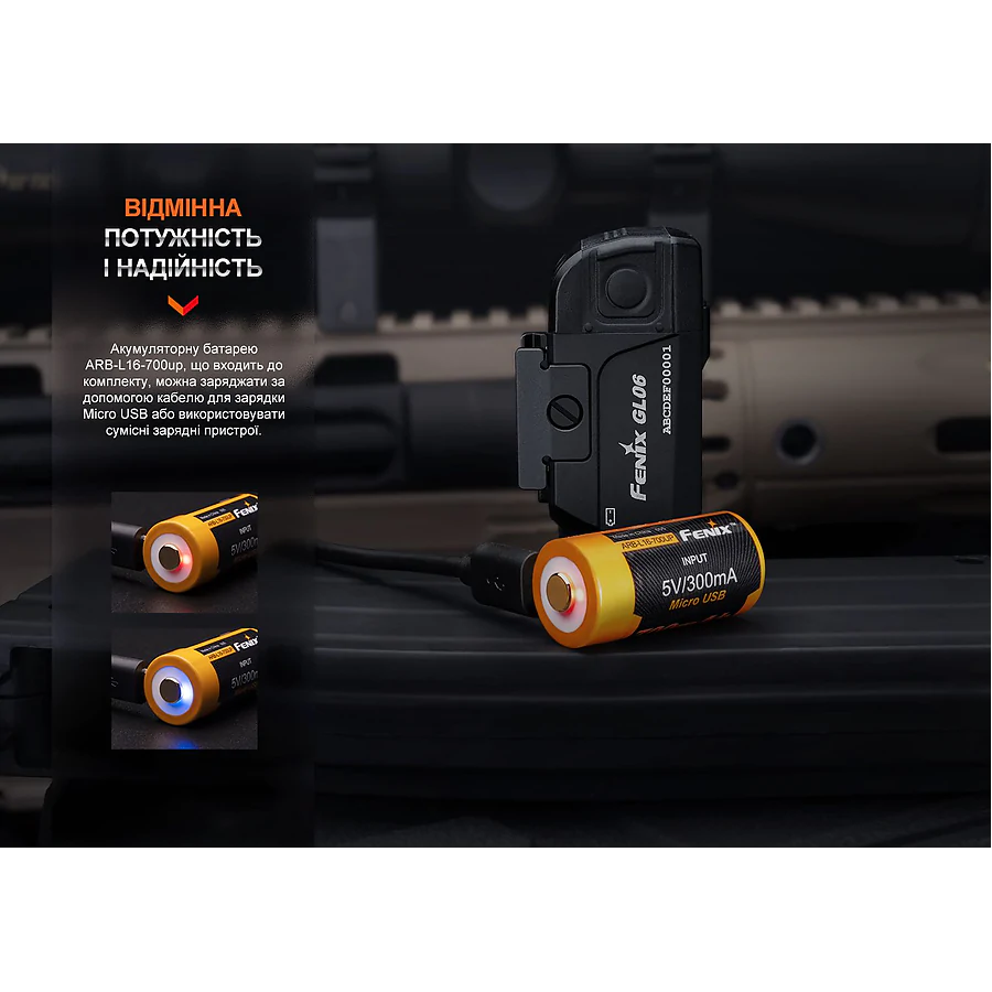 Фонарь для пистолета Fenix GL06-365