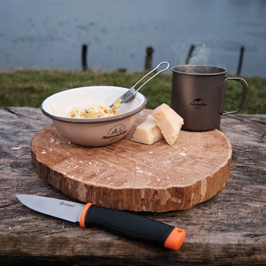 Ложка титанова з мішечком Naturehike Titanium NH19C001-J. Сіра